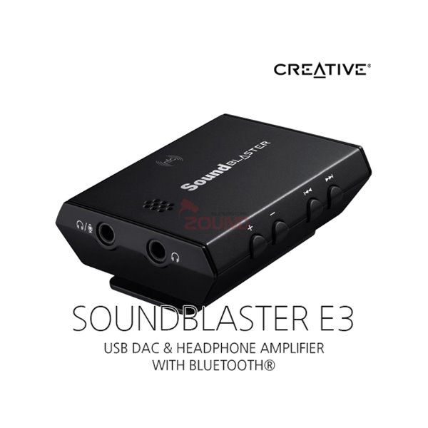 [CREATIVE] 크리에이티브 사운드블라스터 E3 블루투스 헤드폰 앰프