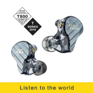 [AUDIOSENSE] 오디오센스 T800 미국 놀스 정품 8BA 첨단 튜브 오디오 가이드 시스템