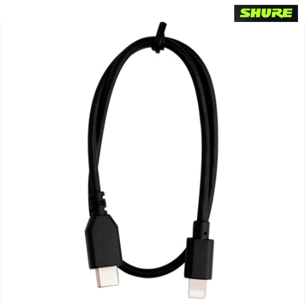 SHURE 슈어 MoveMic USB-C to Lightning 케이블 (38cm)